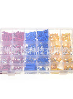 720pcs预接线 接线冷terminal绝缘端子connectors 端子组合压盒装