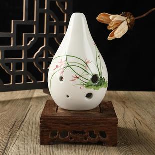 满埙初学低沉 6AF笛 正品 玥音6孔中烧音F调陶熏专口业演奏型陶笛