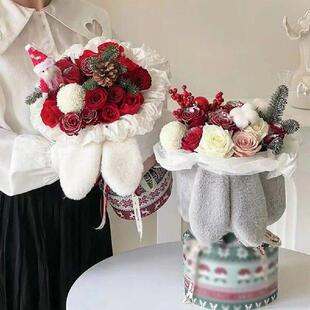 Adorable Bucket Material Flower Visual Effect Good Bouquet