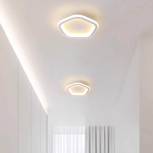 led走廊入户过道玄关吸顶灯轻奢创意简约现代衣帽间楼梯阳台灯具