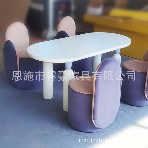zdh儿童幼儿园专用桌椅阅读桌手工桌娱乐桌