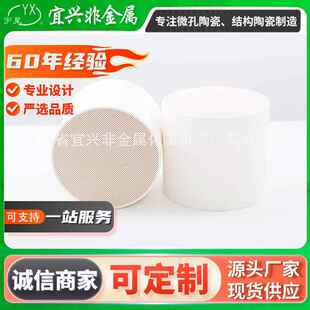 江苏厂家直供碳烟颗粒过滤金属蜂窝载体斜管填料蜂窝陶瓷