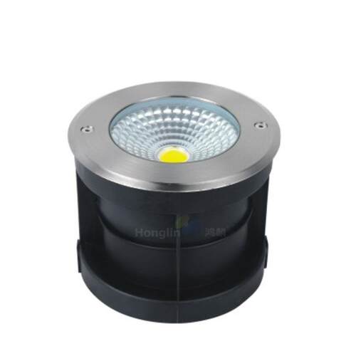 嵌入式LEDCOB20W大功率广场地埋灯户外防水圆形埋地灯建筑外墙