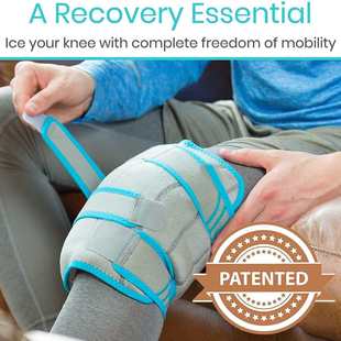 新款凝胶冷热冰敷便携式后调解护具膝盖关节发热运动损伤护膝
