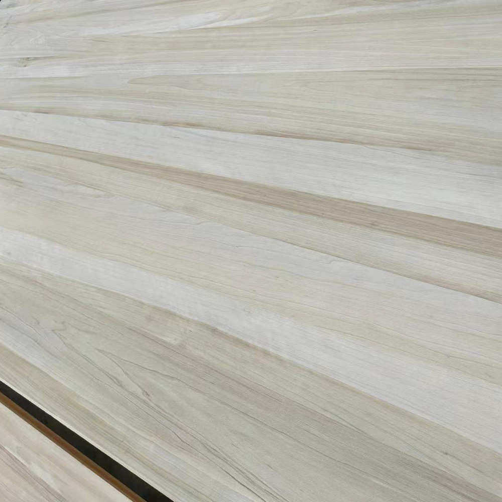 碳化杨木直拼板家具装修实木板斜拼板杨木碳化板集成板材杨木板材