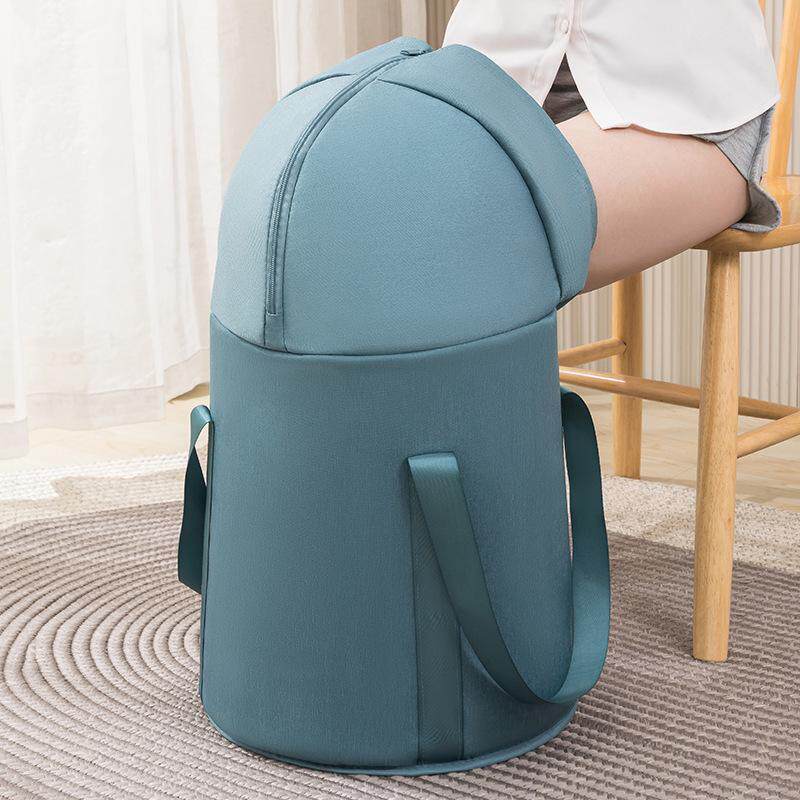 泡脚家用高深养生泡脚桶折叠过膝盖袋子旅游专用足浴神器水盆熏蒸