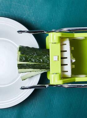 Manual chip cutter for cutting cucumbers, radishes, potatoes