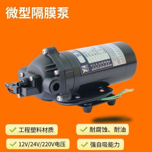 DP-60220V|微型水泵|耐油耐腐材质|高效增压洗车及车油过滤