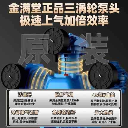 空压机大38PJI0V工业级高压气泵修2压20V小型打型气泵汽喷漆空气