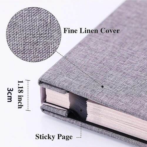 Solid Color Large Photo Album Self Adhesive Bookshelf Albums