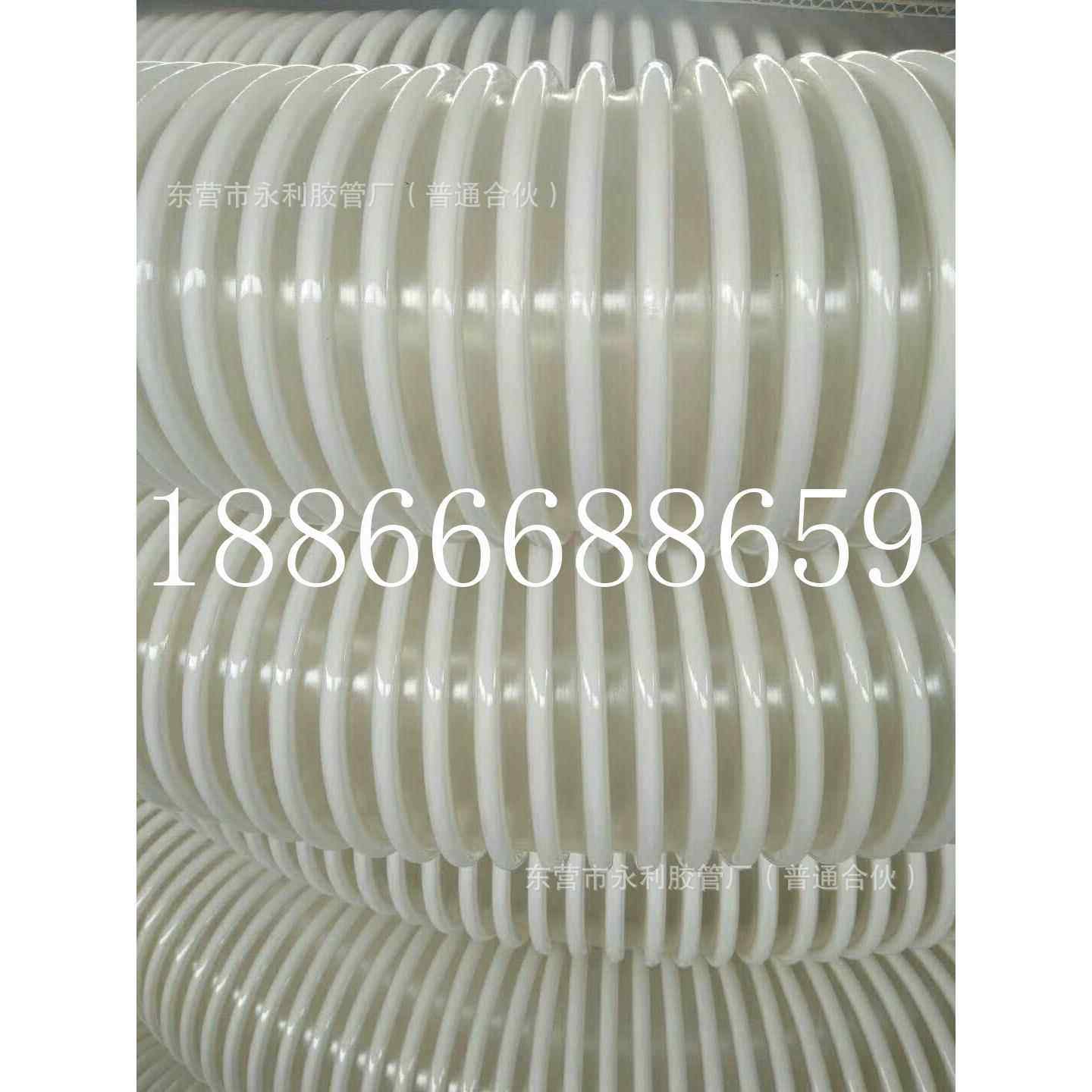 钢丝透明伸缩排风软管耐磨耐吸力通风吸尘管pu吸尘器专业管