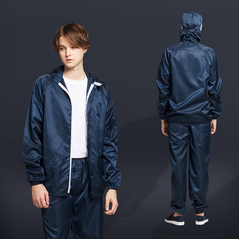 防尘衣服工作服工业粉尘打磨灰尘工作服两件式喷漆岩棉男衣服防护