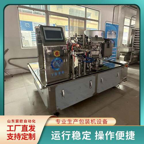 休闲食品给袋式真空包装机瓜子炒货自动称重给袋机全自动封口机