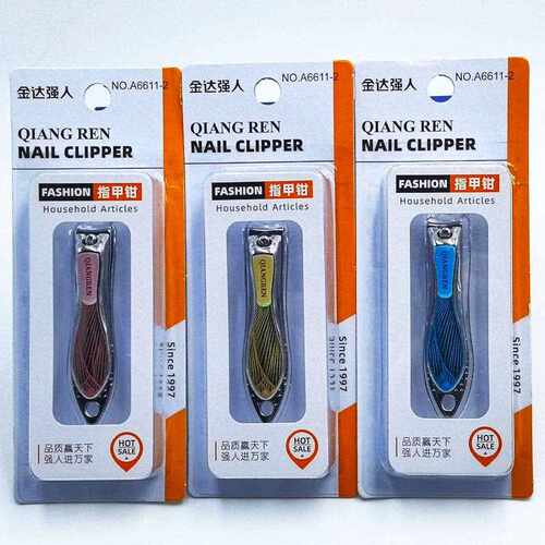 新款直销A6611指甲剪男女通用平口不锈钢指甲剪单个包装礼品指甲