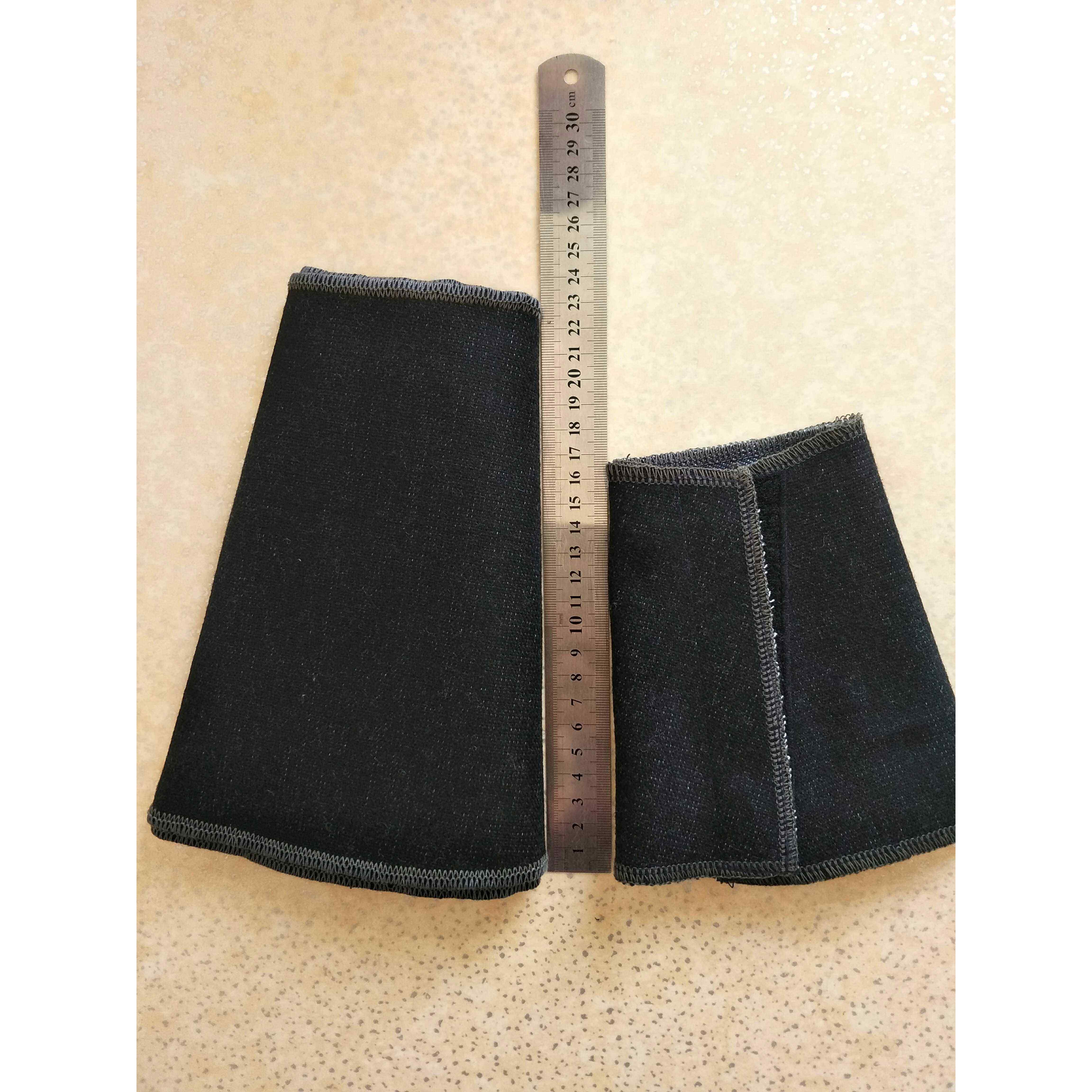 订做劳保护腕加长帆布腕部防护用品玻璃钢铁厂劳动防割保护厚手腕