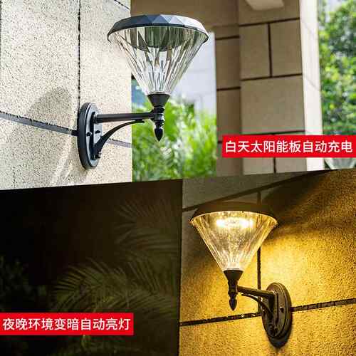 阳太壁灯家用户外防水能庭院灯LEDW1029欧围式墙灯室外阳台墙壁灯