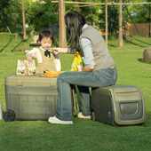 保温箱商用摆摊食品保鲜冰桶户外露营野餐带轮拉杆海钓冰块冷藏箱