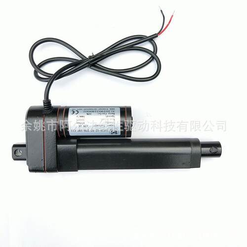 阿尔法可定制3000N100mm黑色大推力静音推杆开窗器自动升降推杆