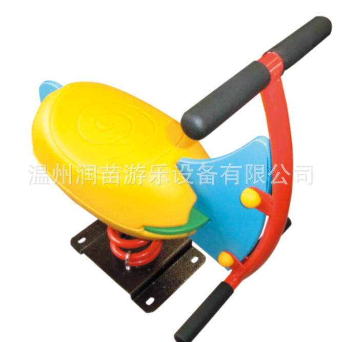 幼儿园儿童户外小区PE板弹簧摇马/儿童PV板摇摇乐/塑料板小狗摇马