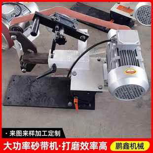 砂带机业级多功能大功率大型气动外圆抛光机打磨磨床砂 车床款