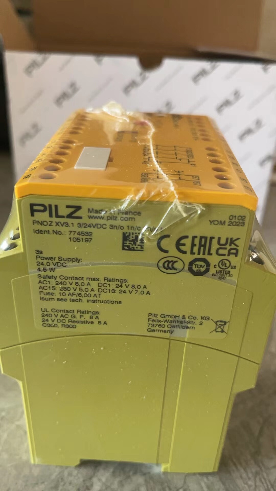 全新原装正品皮尔兹774532（2023）实单议价