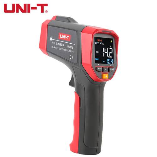 UNI-T优利德UT305S测温枪工业用高精度红外线测温仪手持非接触式