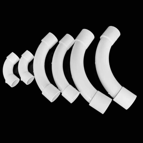 Pvc加长月形弯头大弧形弯头u形手动弯头16 20 32 40 50mm电工丝管