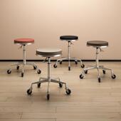 美发凳滑轮旋转升降台发型师大型工作凳修甲美容凳理发店美发沙龙