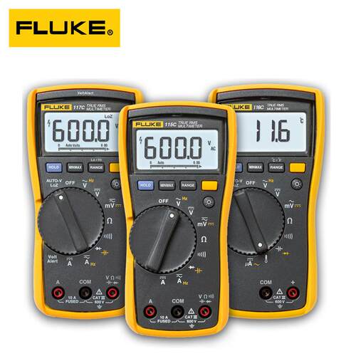 Fluke福禄克F115C 手持式真有效值高精度数显万用表 自动量程