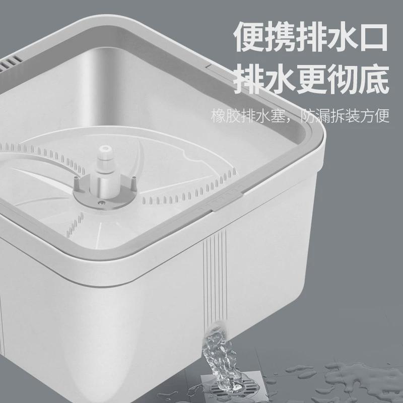 平板拖把家用免手洗一拖净旋转污水分离拖布懒人吸水墩布桶套装