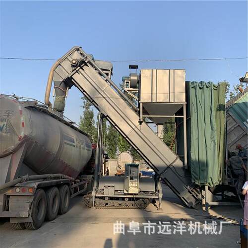 粉煤灰码头卸灰机集装箱粉料卸灰机移动式卸灰机