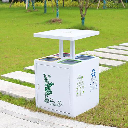 厂家户外环卫垃圾桶垃圾箱方形果皮箱大容量果皮箱