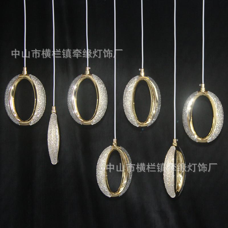 婚庆吊顶装饰灯电镀金色吊环婚礼堂宴会厅酒店舞台商场橱窗美陈灯