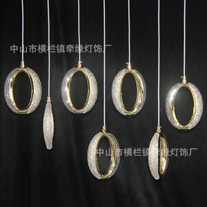 婚庆吊顶装饰灯电镀金色吊环婚礼堂宴会厅酒店舞台商场橱窗美陈灯