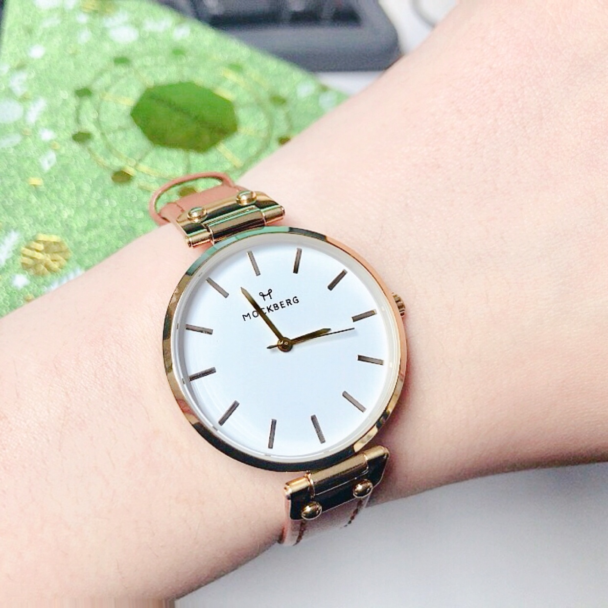 瑞典时尚品牌 Mockberg MO1031 简约女式时装手表 多重优惠折后￥309包邮 2色可选