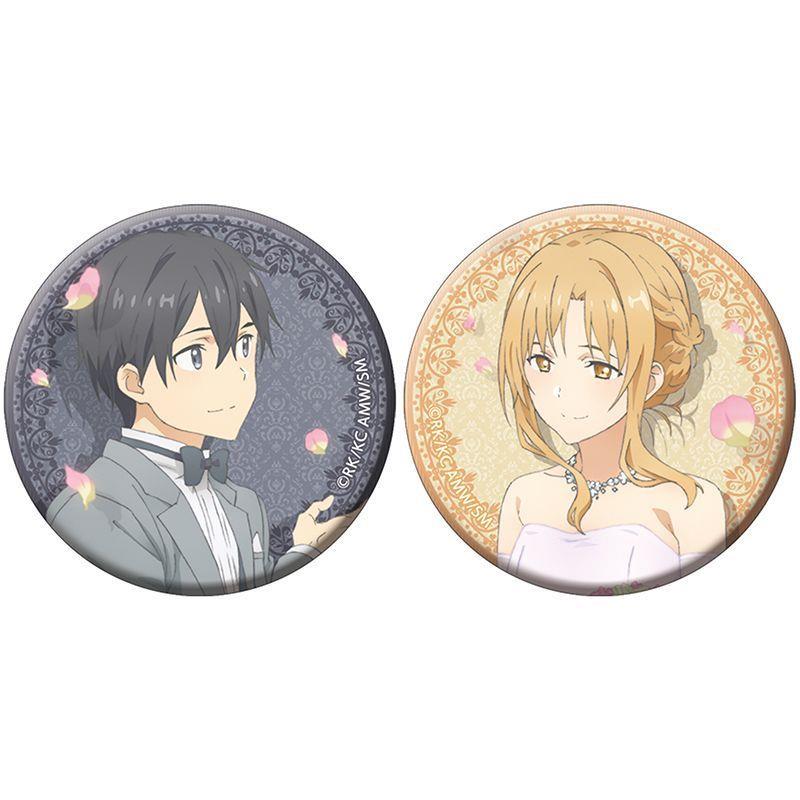 Sword Art Online刀剑神域周边 桐人 亚斯娜徽章吧唧