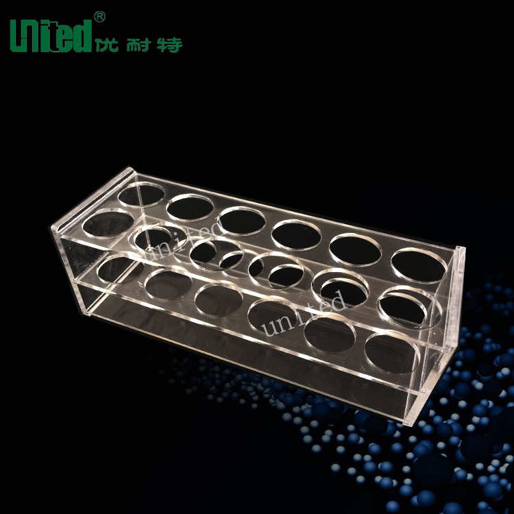 12孔50ml有机玻璃离心管架  透明亚克力试管架  实验室耗材
