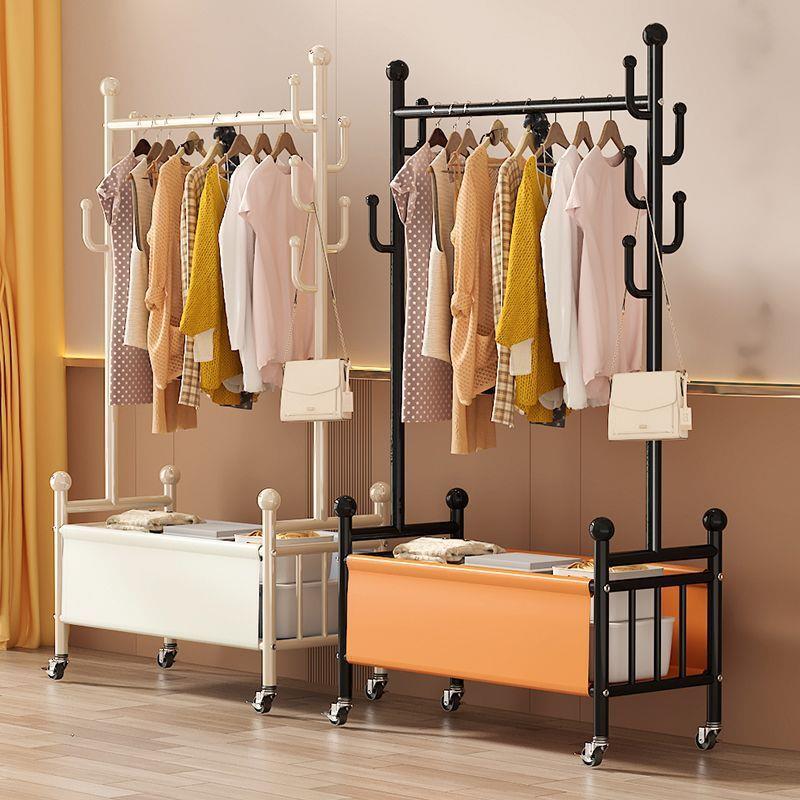 挂衣架靠墙开放式卧室地YIJ收纳衣落帽架衣柜衣帽间置物体家一用