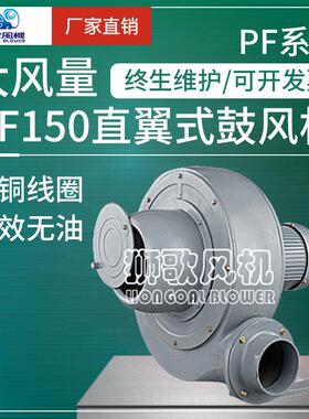 狮歌PF150-21.5kw直翼式鼓风机中压风机排风扇吹吸用三相380V风机