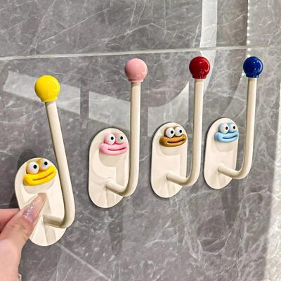 Dopamine bathroom hooks, no-drill strong load-bearing adhesi