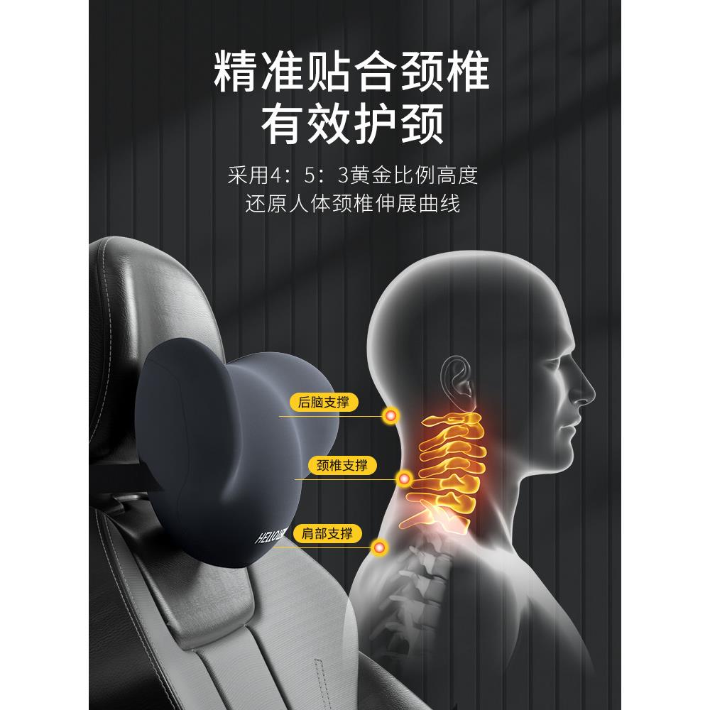 车头KIH枕车用记忆棉内靠车载主驾驶汽座椅开车车护颈枕枕头车上