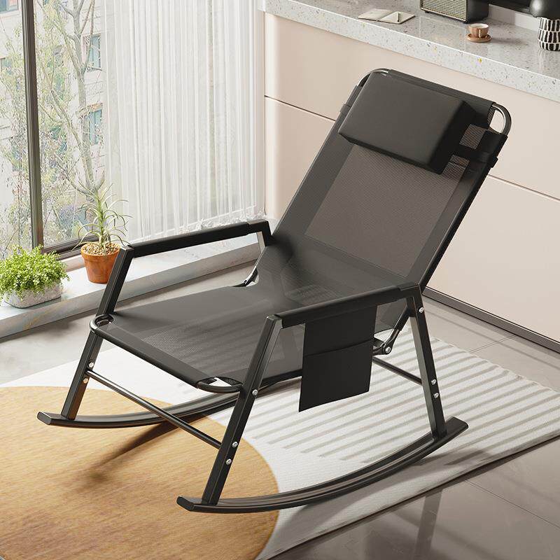 躺椅午休可折叠椅子办室午睡公床懒单人户外家用阳台人休懒人休闲