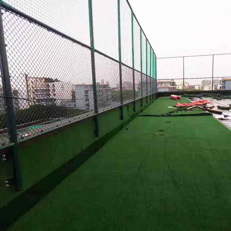 天台场地勾花网护栏足球场运动场蓝球场围栏学校楼顶防坠体育围网