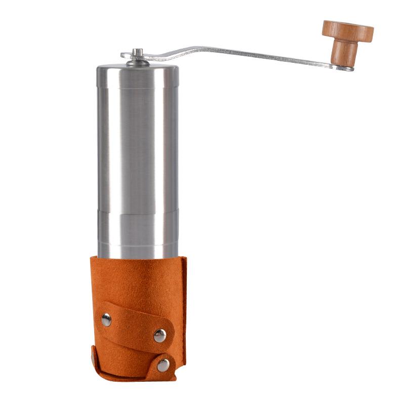 手摇咖啡磨豆机不锈钢咖啡豆研磨机家用便携式手动粉碎机陶瓷磨芯