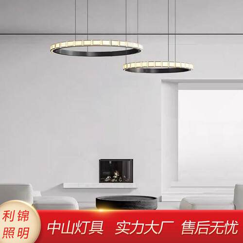 北欧极简客厅吊灯新款高级感设计师现代简约创意餐厅卧室灯灯具