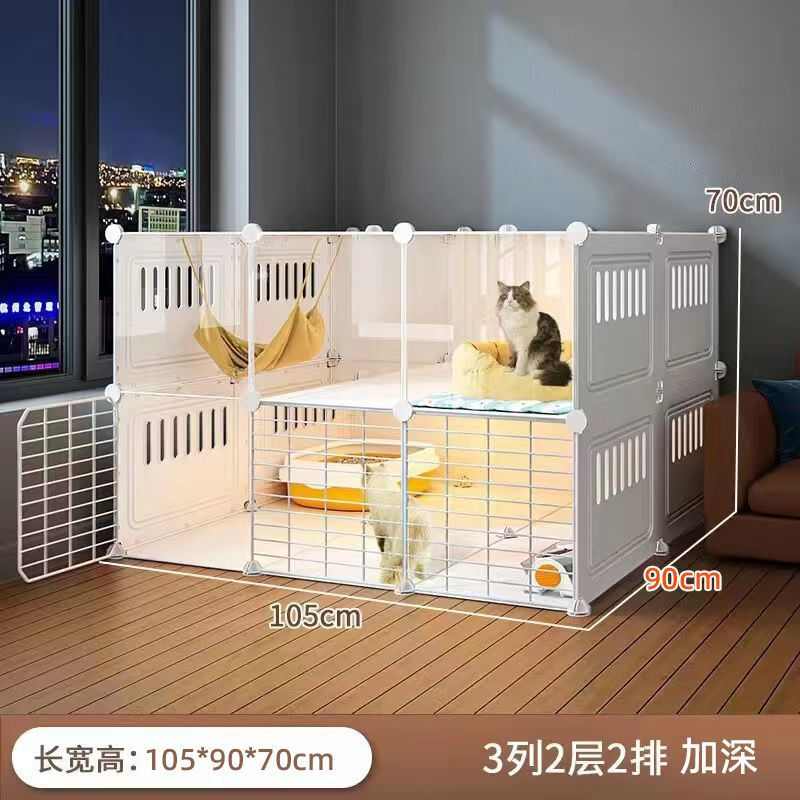 猫室内柜猫区猫家用屋舍超厕所别墅猫笼笼子窝猫咪加厚大号带宠物