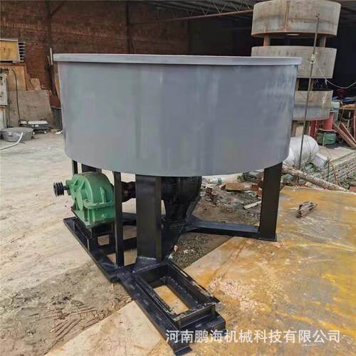 定做不锈钢搅拌机可调速立式平口搅拌机加厚石英砂轮碾机砂浆