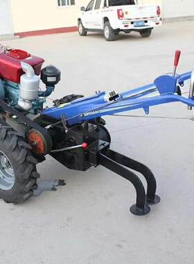 双滚筒手扶拖拉机绞磨 柴油5吨手扶式拖拉机 手扶绞磨牵引绞盘