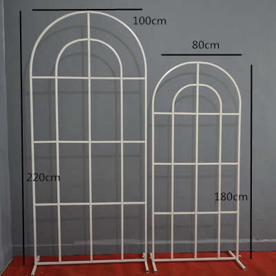 引道造型路迎宾创意舞台新款中式铁婚庆具屏风花架异形婚礼艺区