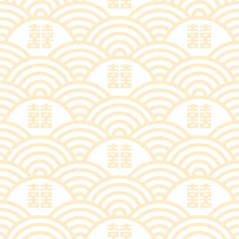 新中式中国复古风格墙纸仿古典书法字画背景酒店饭店餐厅囍字壁纸